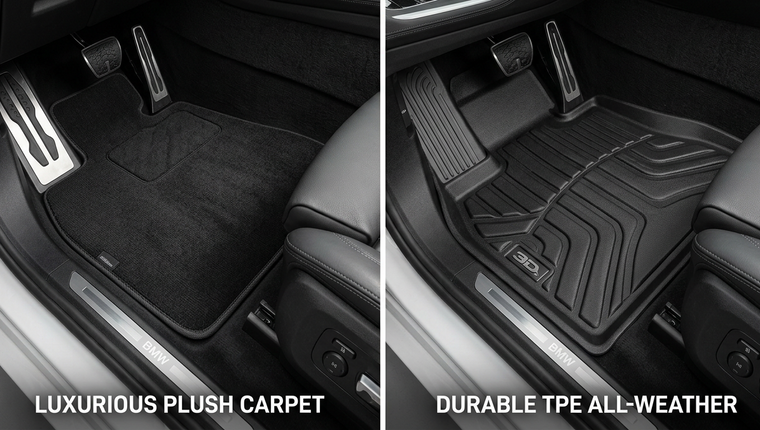Car Floor Mats Buying Guide: TPE vs Carpet, and Why Custom Fit Matters