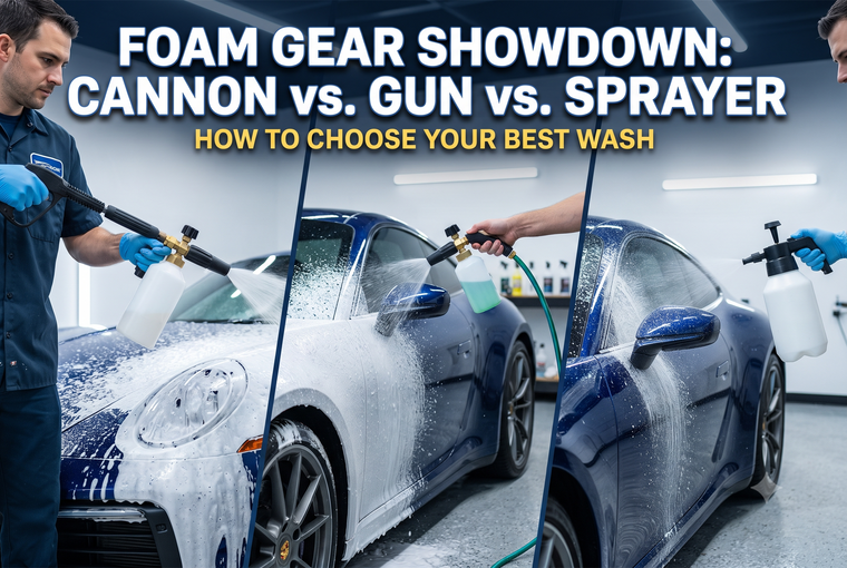 Foam Cannons vs Hand Sprayers: Car Wash Foam Guide