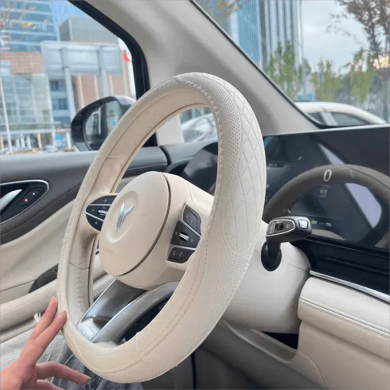 Pink car accessories for a styled pink car interior