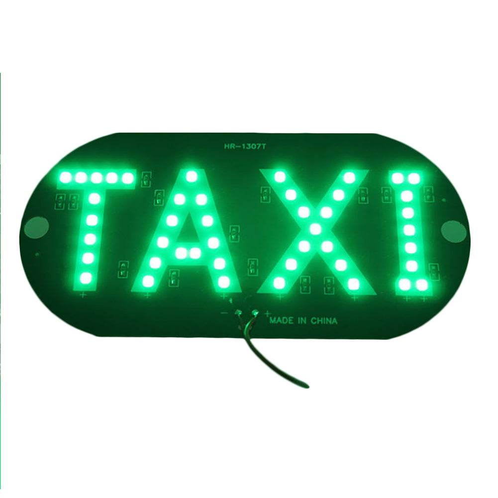 LED Taxi Car Light – Sign for Taxi Drivers - Green