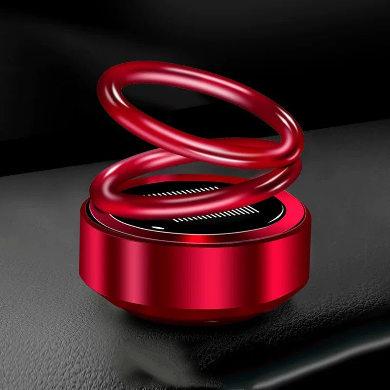 Solar Auto-Rotation Car Air Freshener – Perfume Diffuser for Car Interior