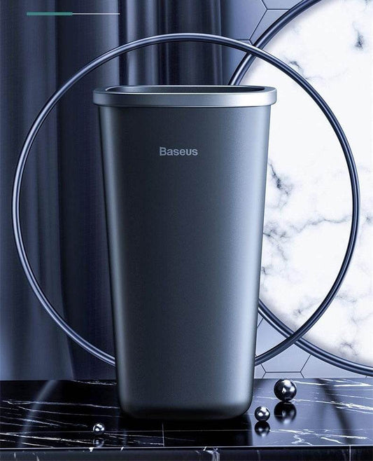 Dust-Free Car Trash Can – Mini Creative Trash Storage Box for Car & Desktop - White