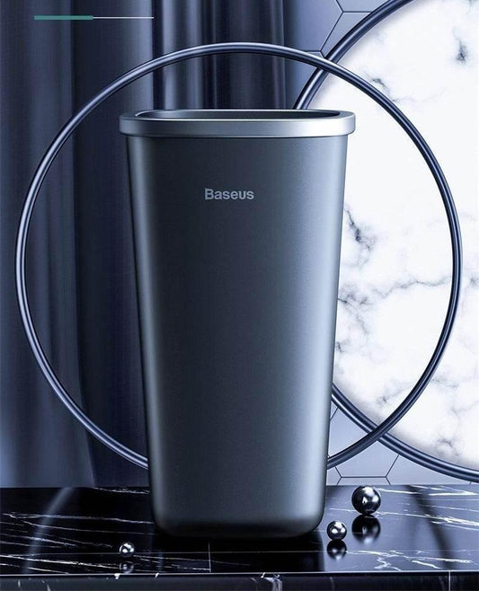 Dust-Free Car Trash Can – Mini Creative Trash Storage Box for Car & Desktop - White