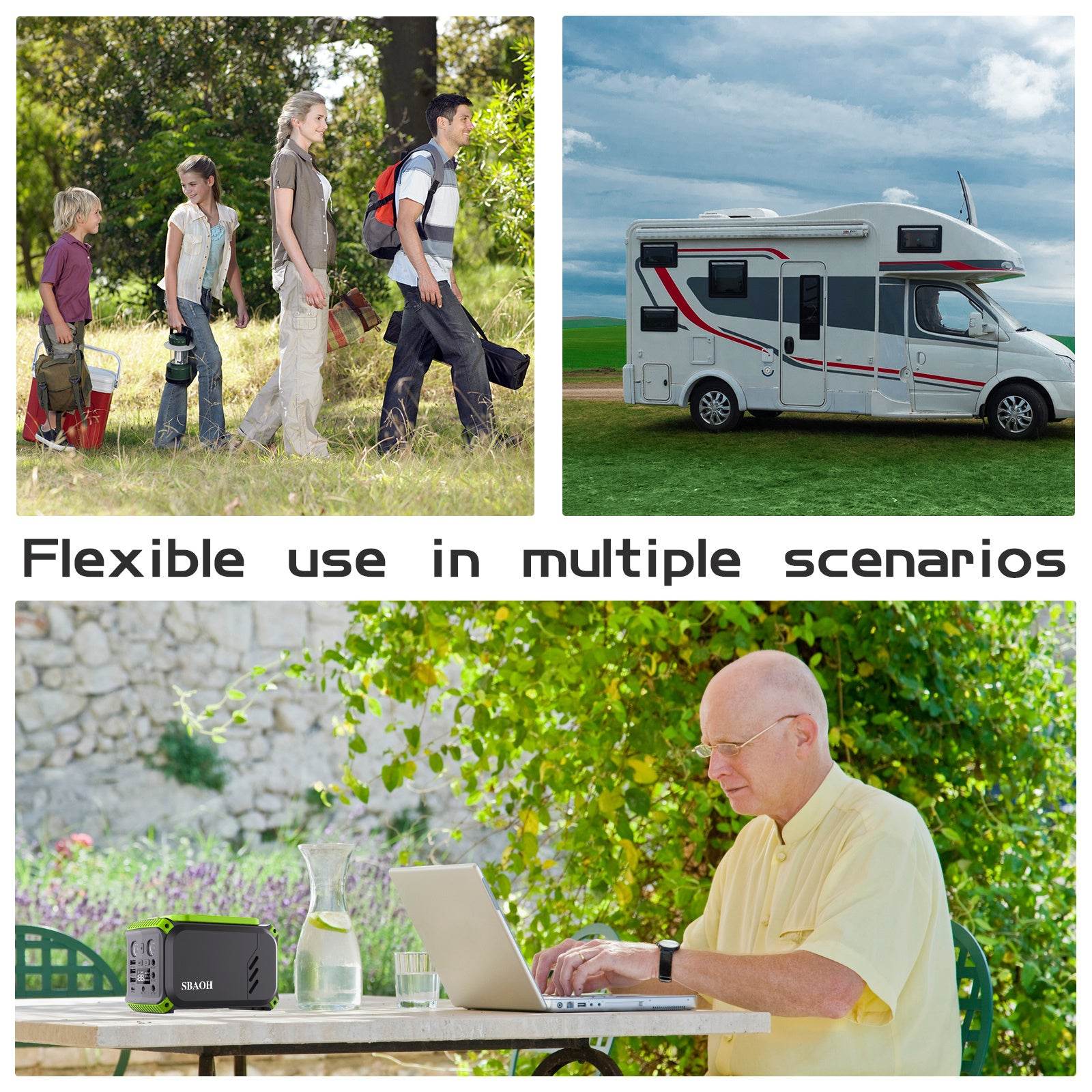 Solar Power Station 110V – 200W, 40000mAh -