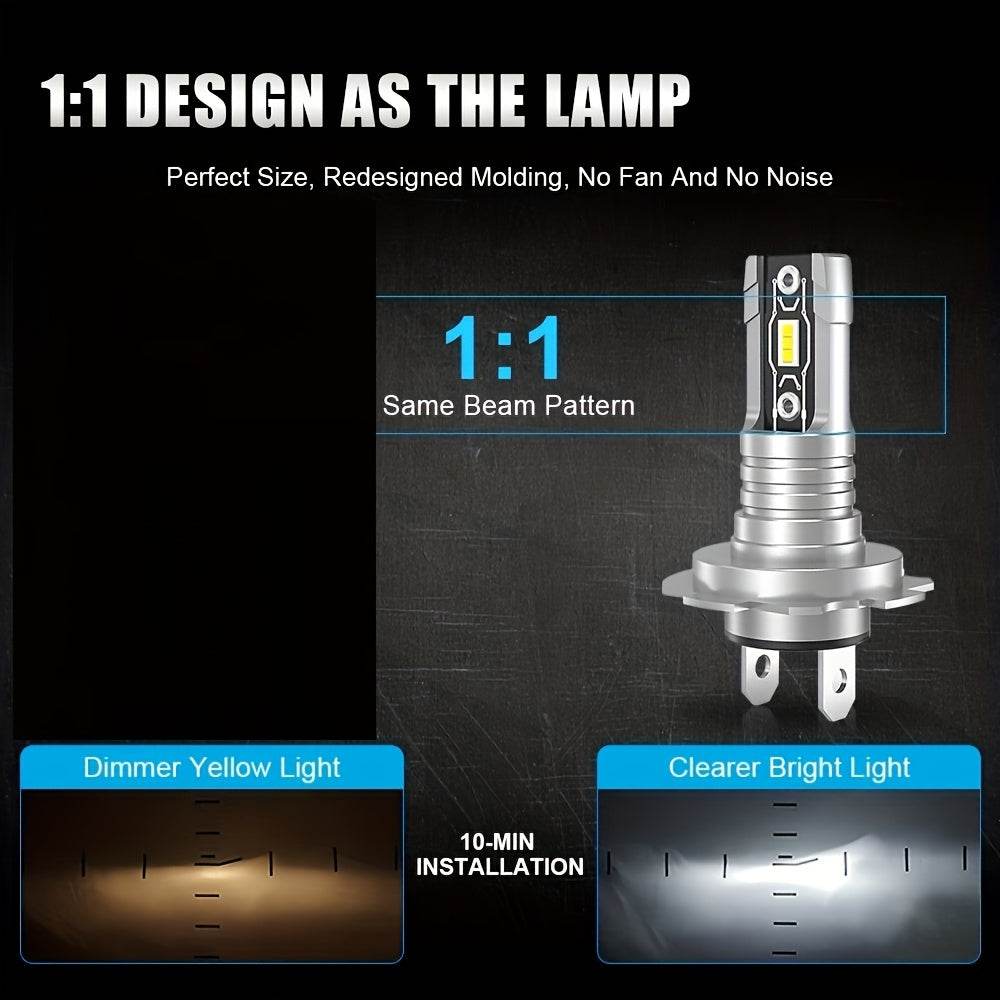 H7 LED Headlight Bulbs (Set of 2) -