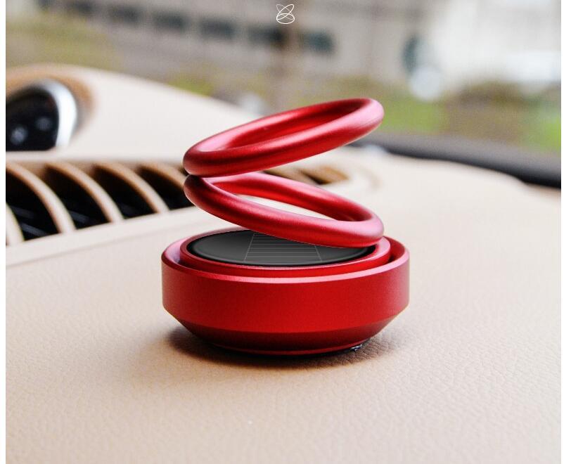Solar Auto-Rotation Car Air Freshener – Perfume Diffuser for Car Interior
