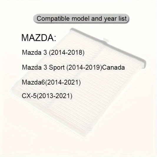 Car Air Filter for Mazda 3, Mazda 6, and CX-5 -