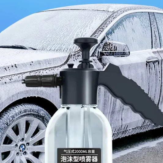2L Foam Car Wash Manual Pressure Spray Bottle Large Water Gun -