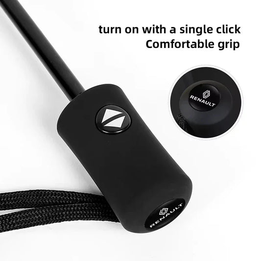 2026 Automatic Folding Car Umbrella Sunshade & Interior Stickers for Renault QM6 -