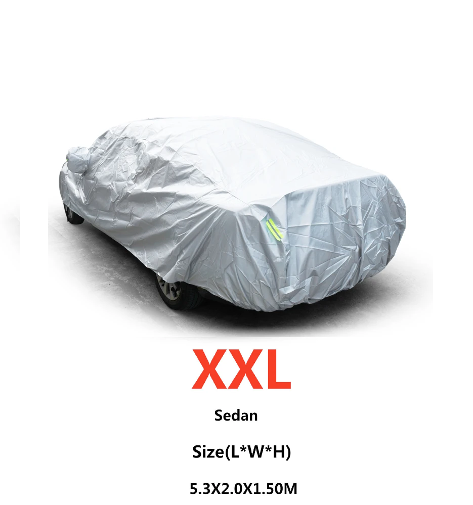 Car Cover – Full Exterior Protection for Hatchback, Sedan & SUV | Snowproof, Sunshade & Dustproof