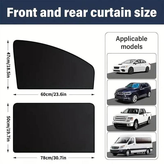 Universal Car Sunshade Set - Translucent Mesh