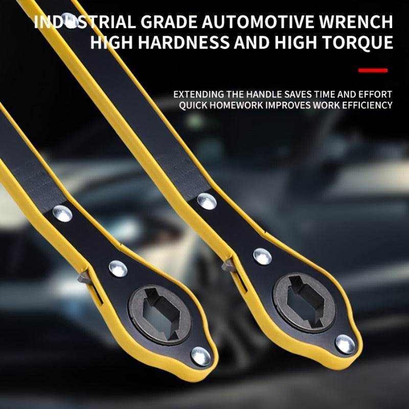 Tire Jack Wrench Heavy-Duty – 360° Rotating Handle Tool -