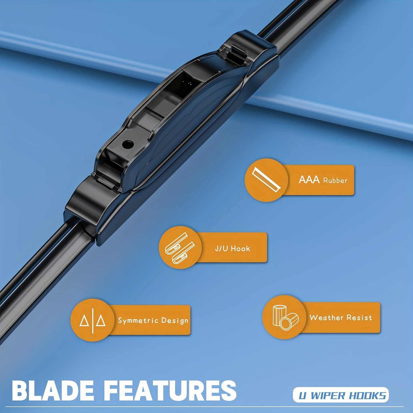 Honda Vezel Wiper Blades Set – Front & Rear (26"/18"/10")