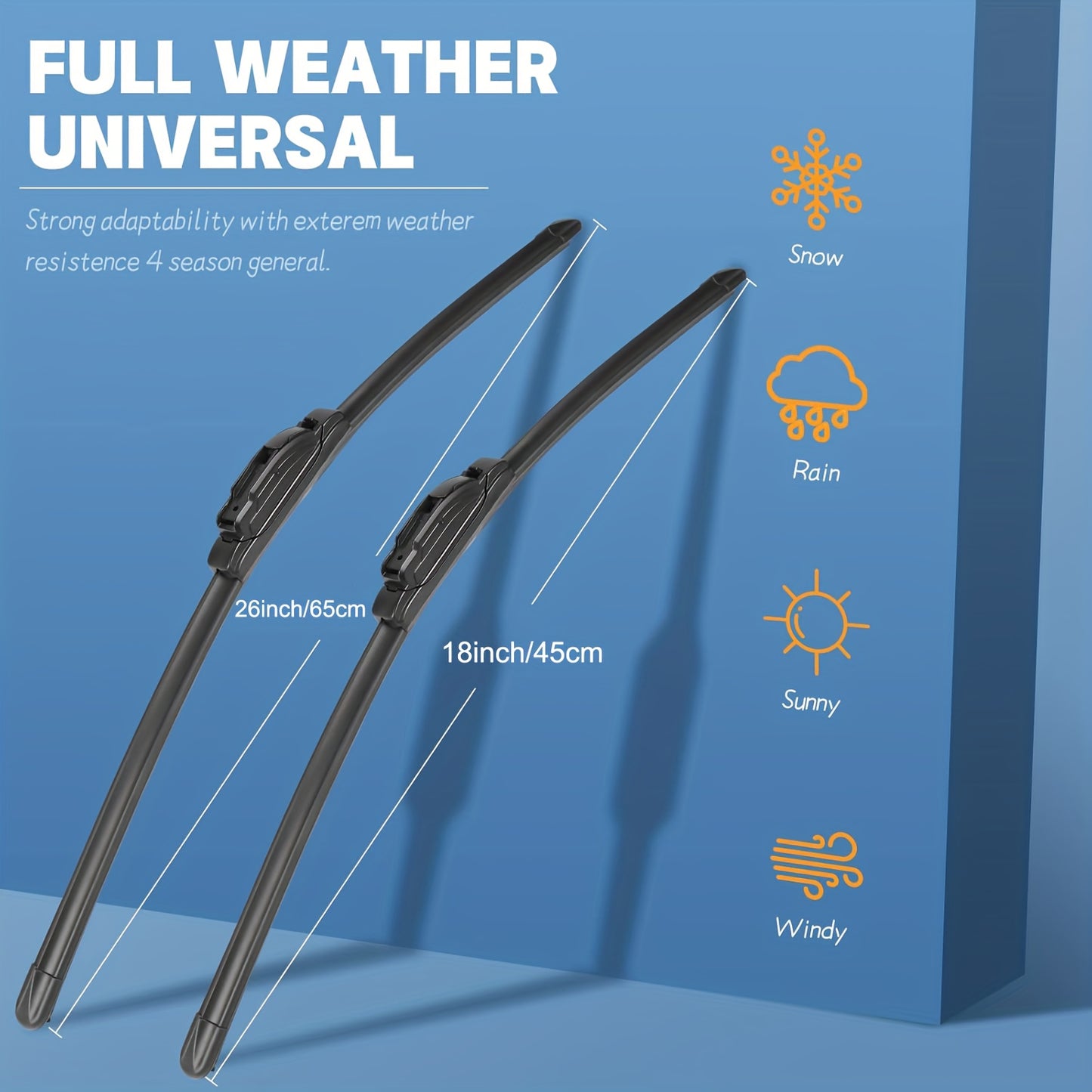 Honda Vezel Wiper Blades Set – Front & Rear (26"/18"/10")