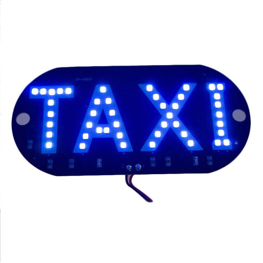 LED Taxi Car Light – Sign for Taxi Drivers - Blue