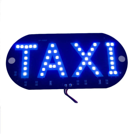 LED Taxi Car Light – Sign for Taxi Drivers - Blue