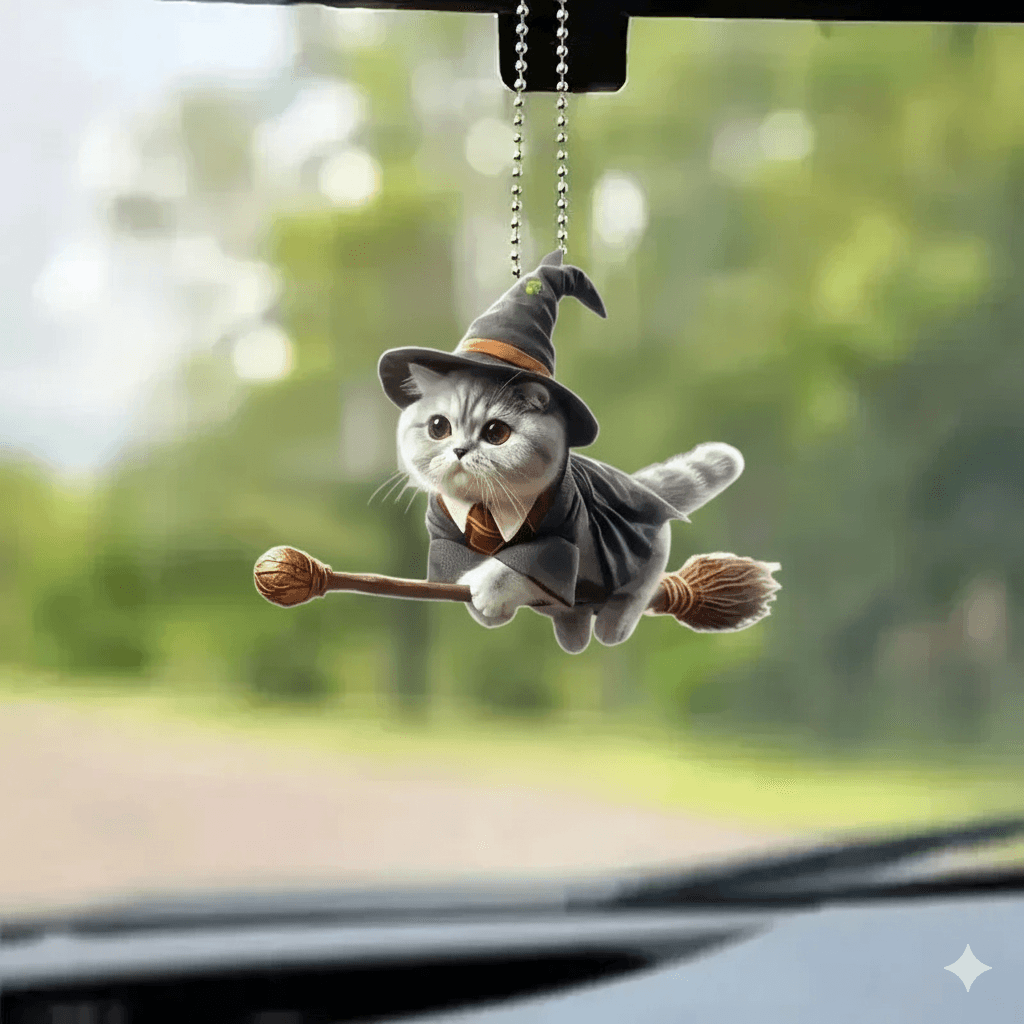 Cat Pendant – Car Hanging Ornament - A