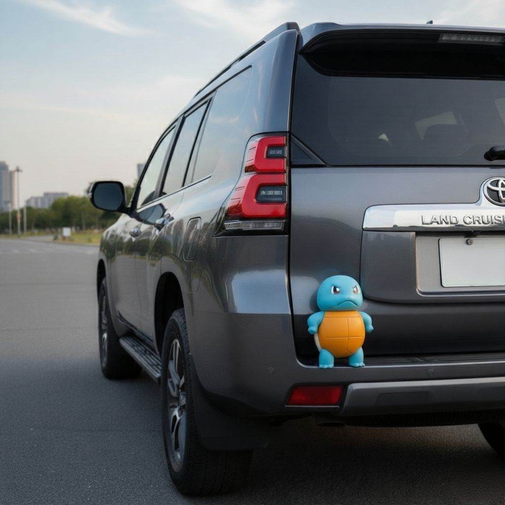 Squirtle Water Spray Car Decoration 16cm - No squirt