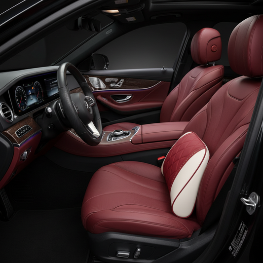 Mercedes Benz Maybach S-Class Leather Car Pillow