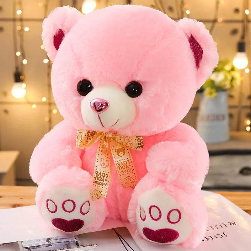Teddy Bear Plush Toy – Cute Stuffed Animal Doll - White / 35cm
