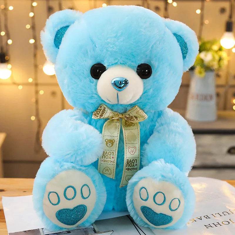 Teddy Bear Plush Toy – Cute Stuffed Animal Doll - White / 35cm