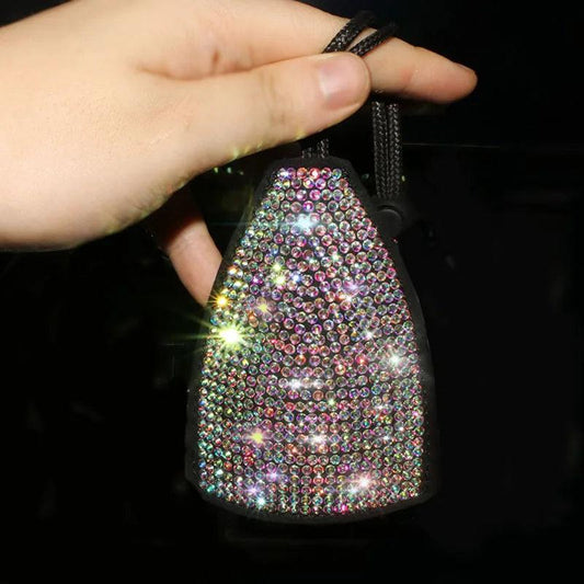 Diamond Crystal Car Key Chain Cover - Bling Rhinestone Keyring Holder
