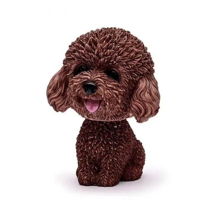 Car Shake Head Dog Ornaments - Chocolate Teddy