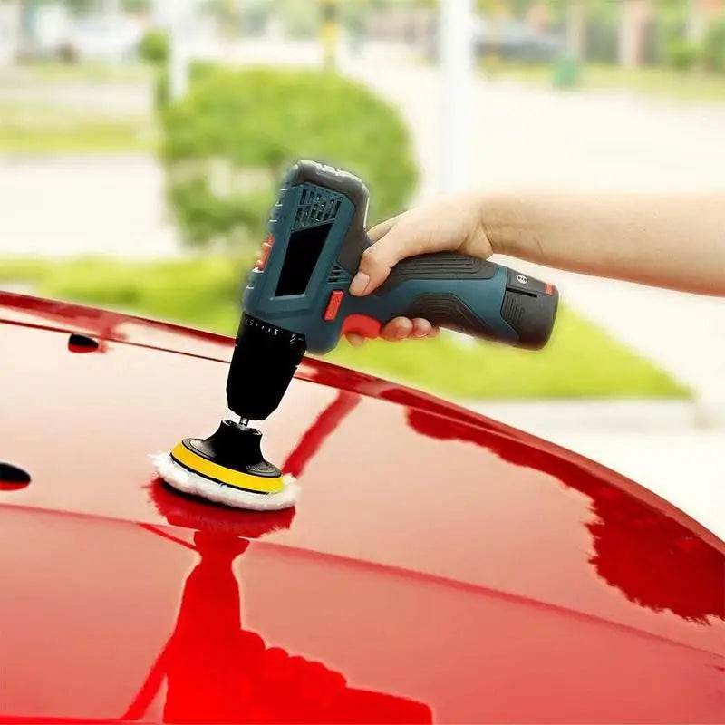 Car Polishing Wool Pad 3/4-Inch – M10/M14 Mount - 4inch Mix Set