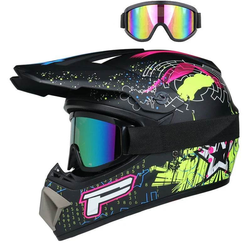 Kids Off-Road Motorcycle Helmet - 41 / L