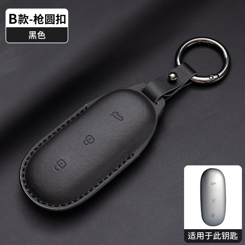 Li Auto L6 L7 L8 L9 Key Cover – Black Protective Car Key Case