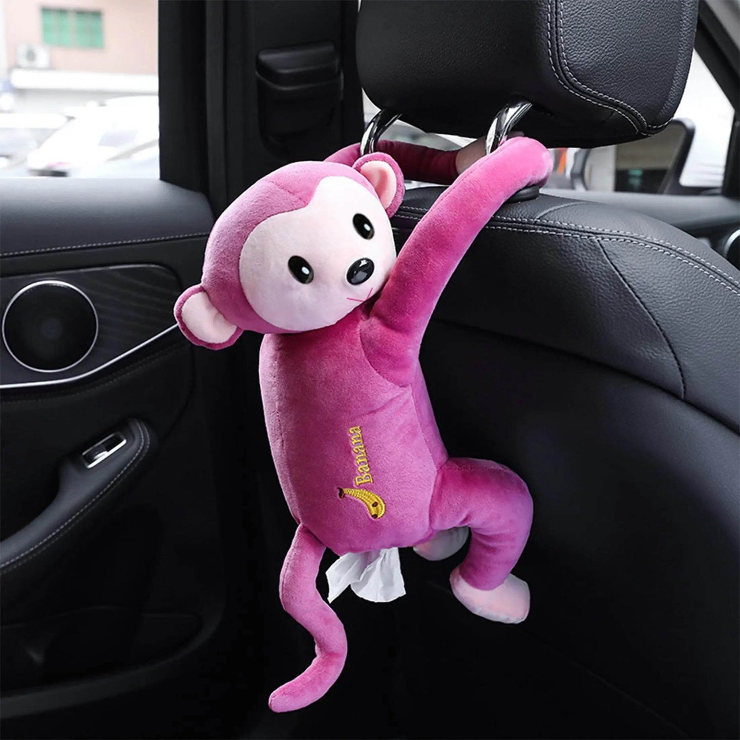 Monkey Hanging Tissue Box -