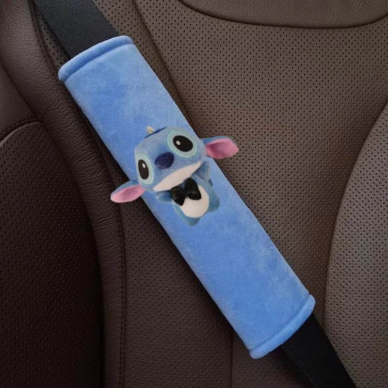 Disney Stitch & Angel Kawaii Seat Belt Shoulder Cover - Stitch Cover