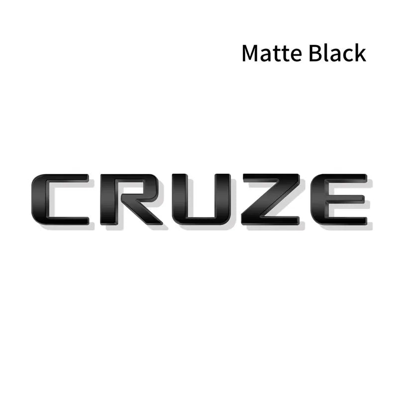 Chevrolet Cruze Letter Badge