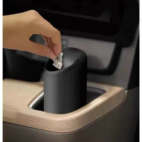 Silicone Car Trash Can - White