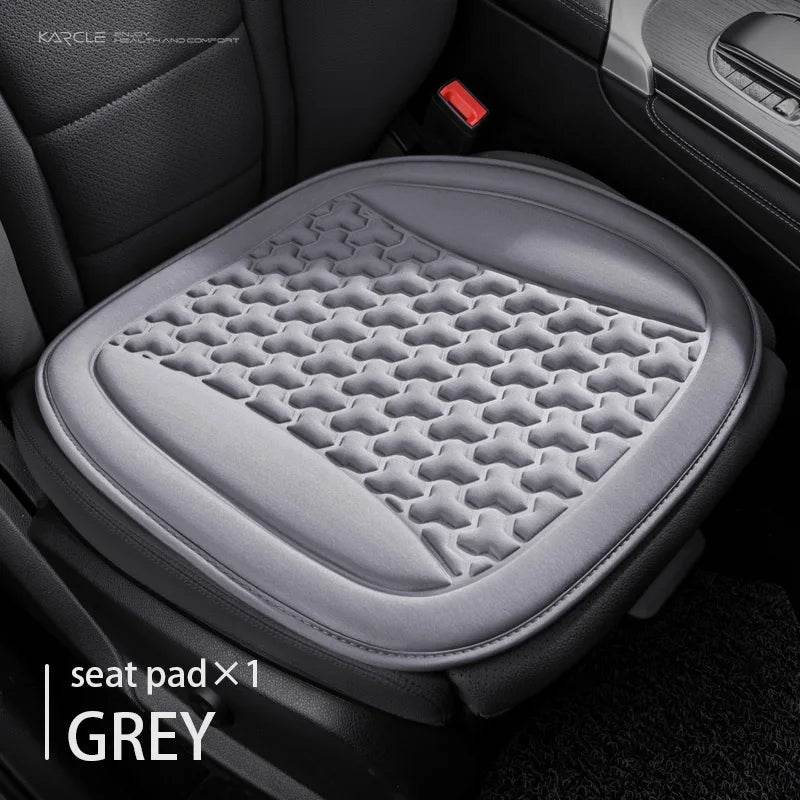 Summer Ice Silk Car Seat 3D Cushion - Grey