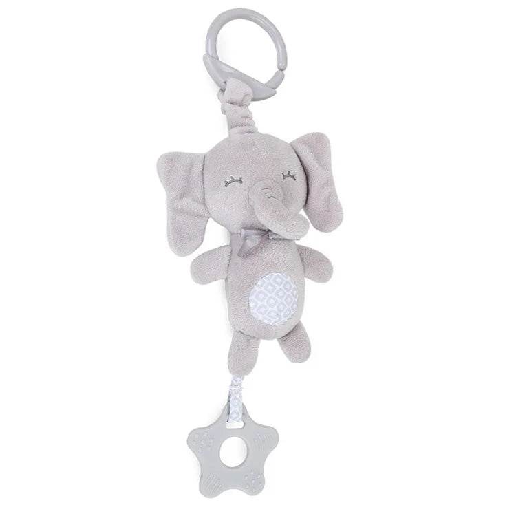 Baby Hanging Rattle Toy for Stroller & Crib - Elephant