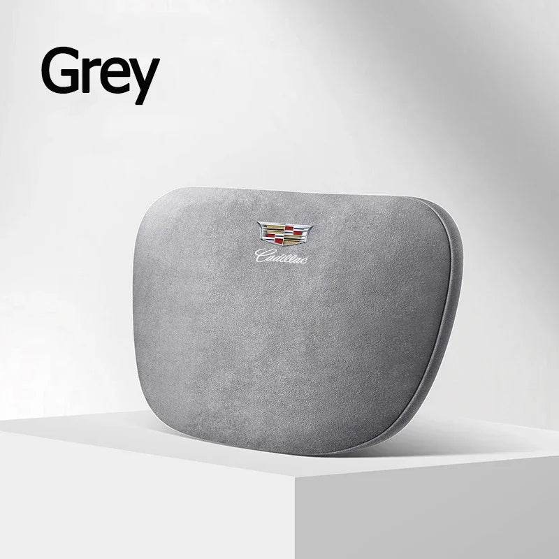 Cadillac Suede Neck Pillow - Grey