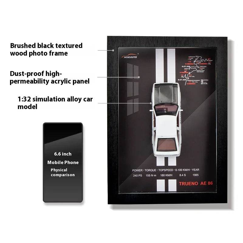 3D Wall Hanging Simulation Car Model for Living Room Decor & Car Enthusiasts - A6