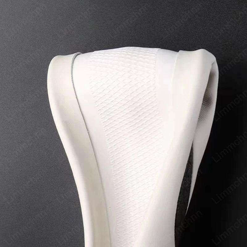 Mini Cooper Carbon Fiber Steering Wheel Cover - Carbon Fiber White