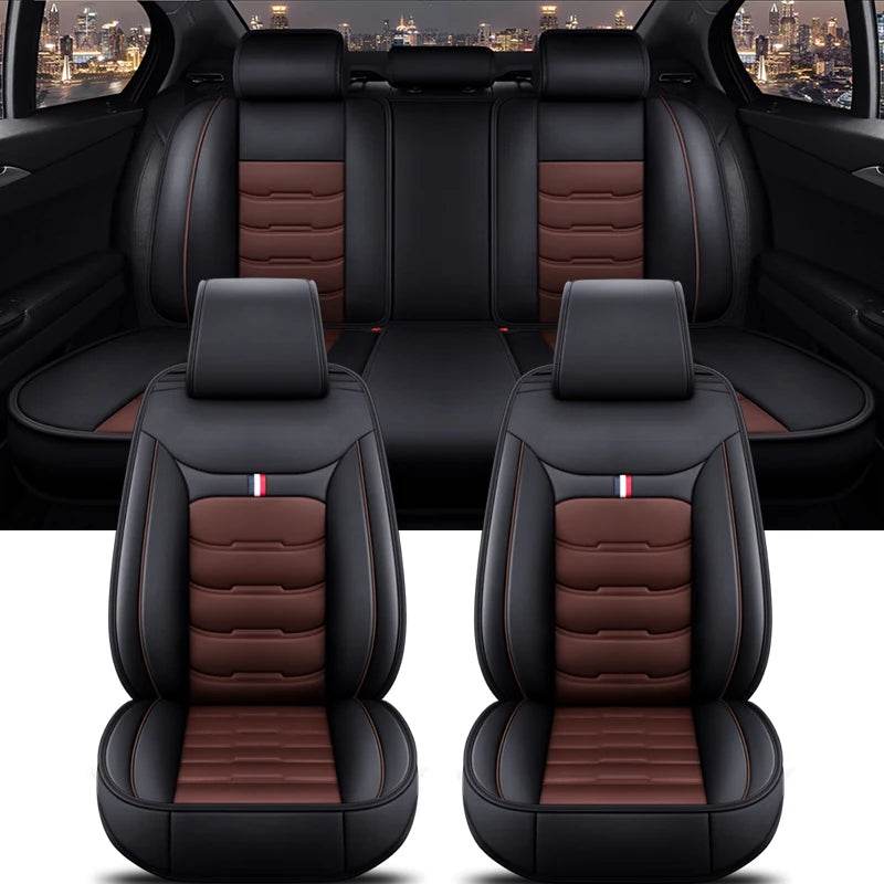 Peugeot Car Seat Covers - Black Coffee