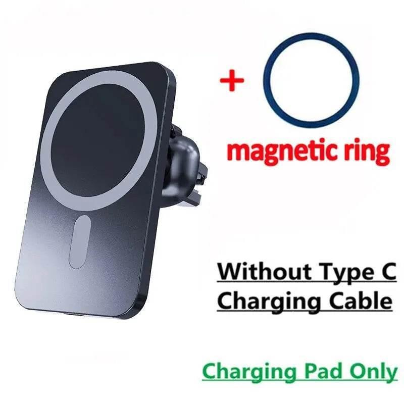 30W MagSafe Fast Charging Mount & Phone Holder - Black
