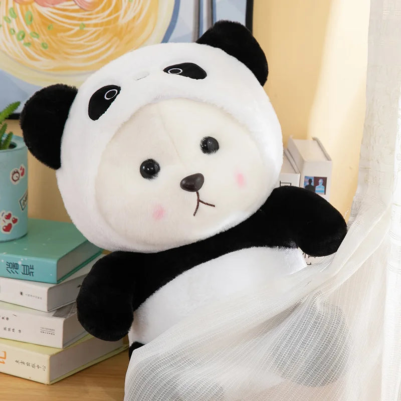 Cute Teddy Bear Plush Doll Collection – Stitch, Panda, Strawberry & More