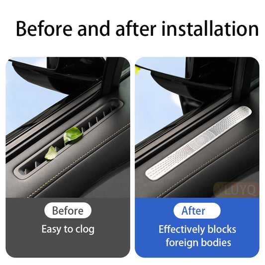 ZEEKR 7X Door Outlet Protective Cover – Metal Dustproof Cap