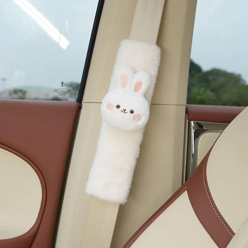 2PCS Kids Seatbelt Shoulder Pads - Universal Cute Animal Car Covers
