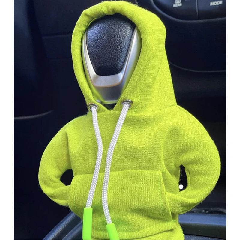 Gear Shift Hoodie Cover – Universal Fit for Manual & Automatic Cars - Green
