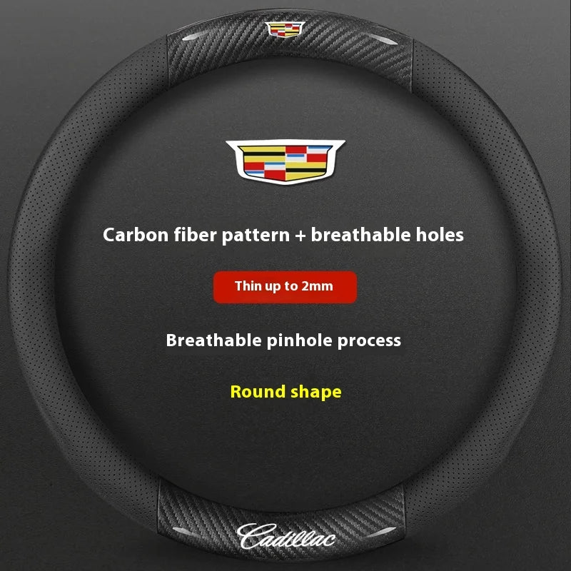 Cadillac Carbon Fiber Steering Wheel Cover