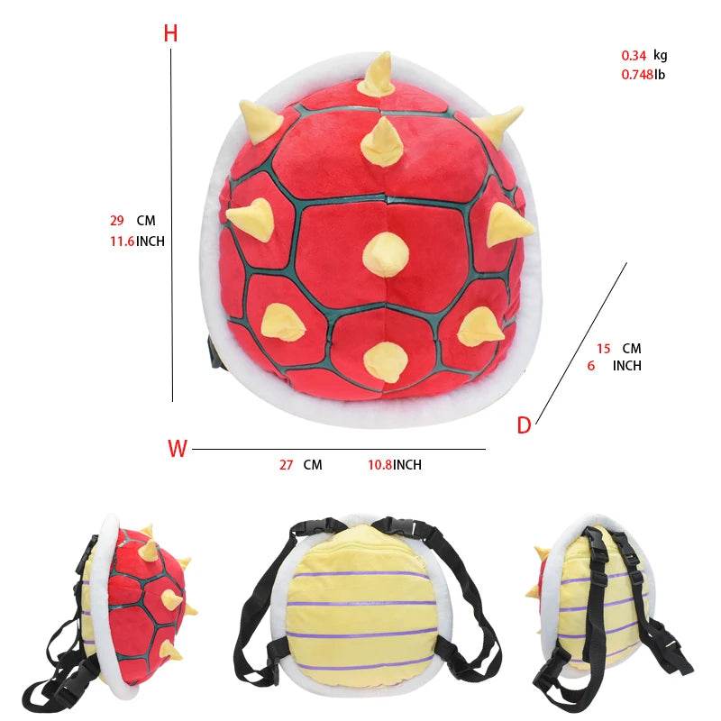 Super Mario Plush Toys – Mario, Luigi, Yoshi, Peach & More - koopa bag6