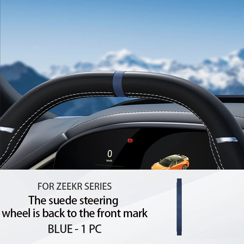 ZEEKR 001 Steering Wheel Alcantara Suede Anti-Scratch Stickers