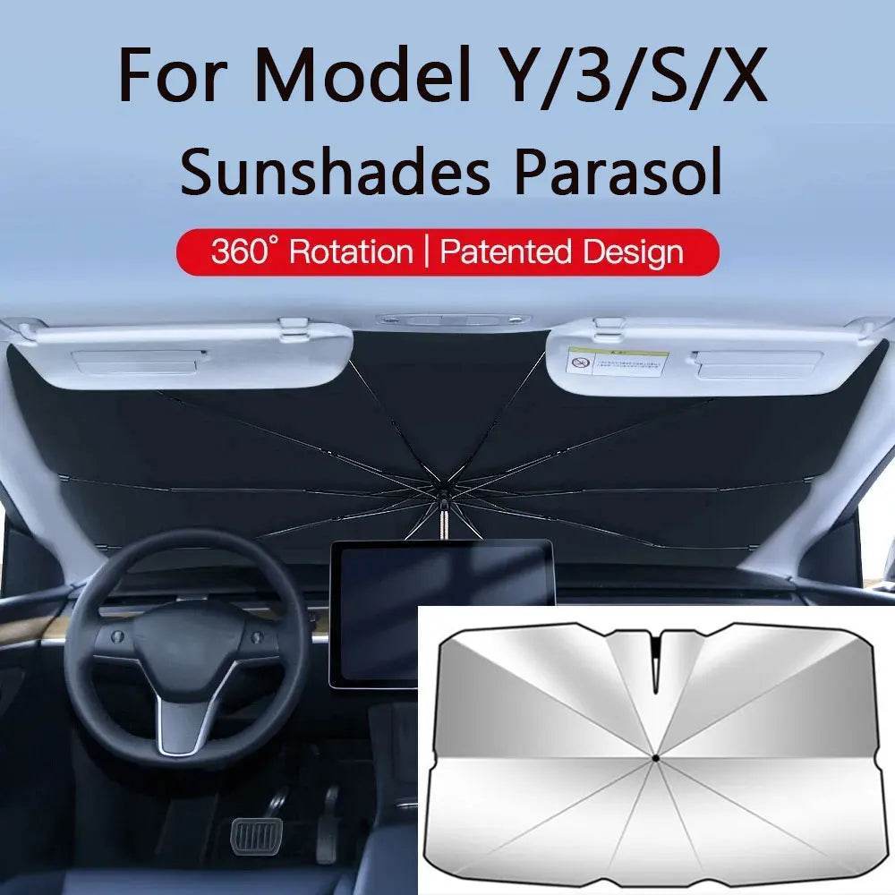Tesla Model 3/Y Sunroof Sunshade (2020–2025) - Windshield M3 MY
