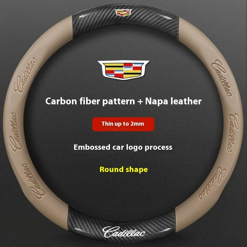 Cadillac Carbon Fiber Steering Wheel Cover